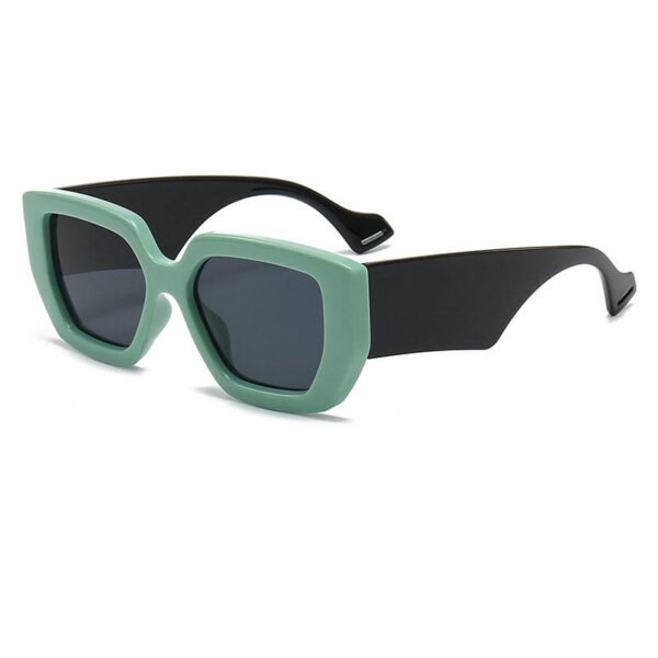 Large-framed Slimming Effect Comfortable Fashionable Square Full Rim UV400 Sunglasses for Unisex Outdoor Activities
