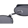 2 Retro Punk Round Metal Frame Sunglasses with UV400 Protection Full Rim Reflective Lenses-Unisex Outdoor Eyewear