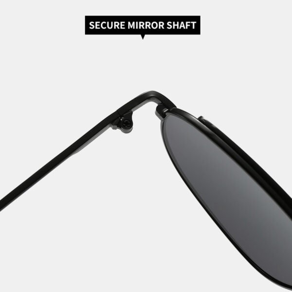 Double-beam Metal Unisex Sunglasses Oval Frame Full Rim Comfortable Fashion Street Style UV400 High-end Sun Protection Glasses