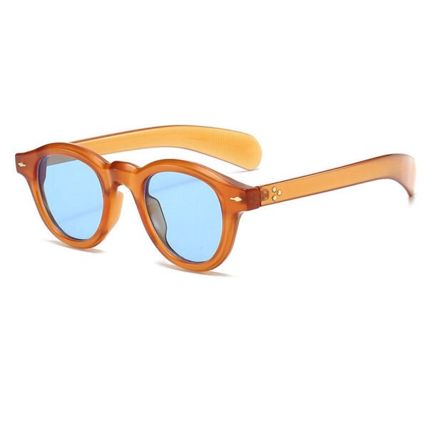 YWGUDA Full Rim PC Frame UV400 Protection Comfortable Custom Sunglasses for Men Women Fashionable Oval Leopard Eyewear