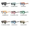 Hdda3f8f7900f41149fb7642eff39a384v YWGUDA Full Rim PC Frame UV400 Protection Comfortable Custom Sunglasses for Men Women Fashionable Oval Leopard Eyewear