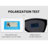 Matte Black Frame Polarized Sunglasses Classic Style UV400 Protection Custom Logo Eyewear Wholesale