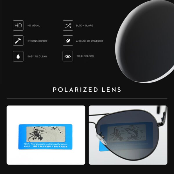 High Quality Comfortable Polarized Oval Pilot Sunglasses for Men Women UV400 Protection Custom Logo Classic Aviation Shades