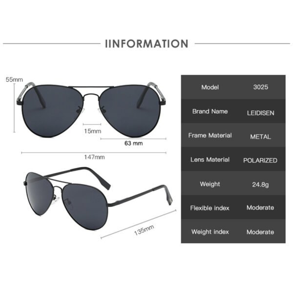 High Quality Comfortable Polarized Oval Pilot Sunglasses for Men Women UV400 Protection Custom Logo Classic Aviation Shades