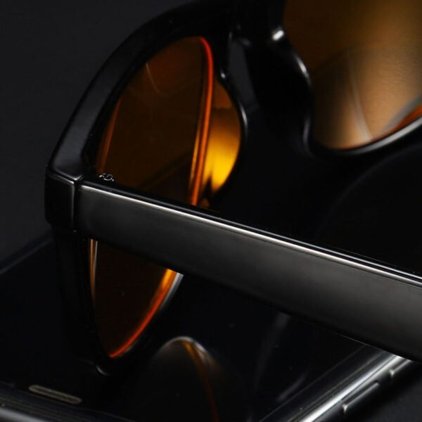 20211010_085113_037 Wholesale Custom Printed Logo Vintage Yellow Lens Blue Light Blocking Glasses Classic Anti-Blue Ray Eyeglasses for Men Women