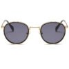 Wholesale 2026 Retro Metal Frame Round Glasses UV400 Protection Custom Sunglasses