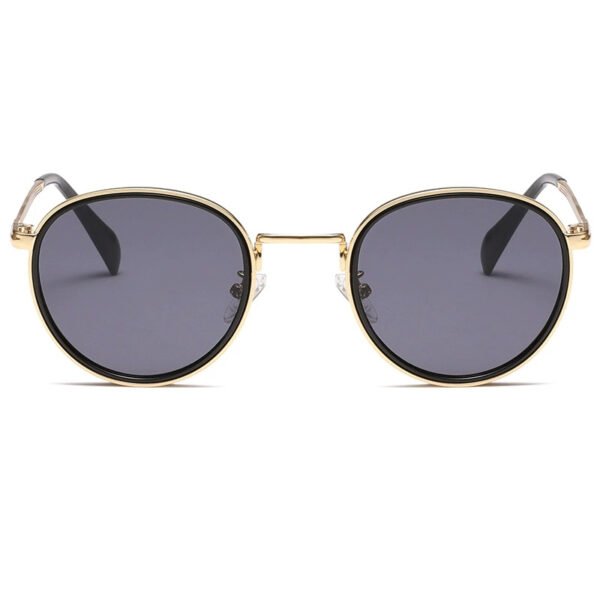 Wholesale 2026 Retro Metal Frame Round Glasses UV400 Protection Custom Sunglasses